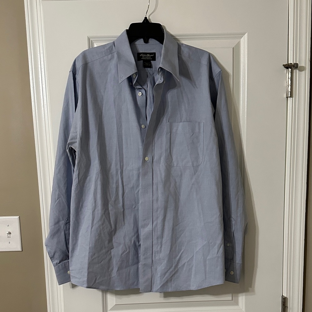 Eddie Bauer Light Blue Men's Dress Shirt